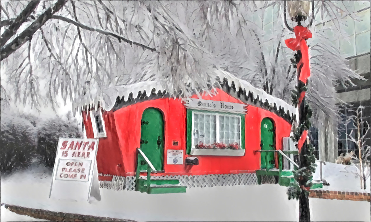 Santa's House - In Belleville IL