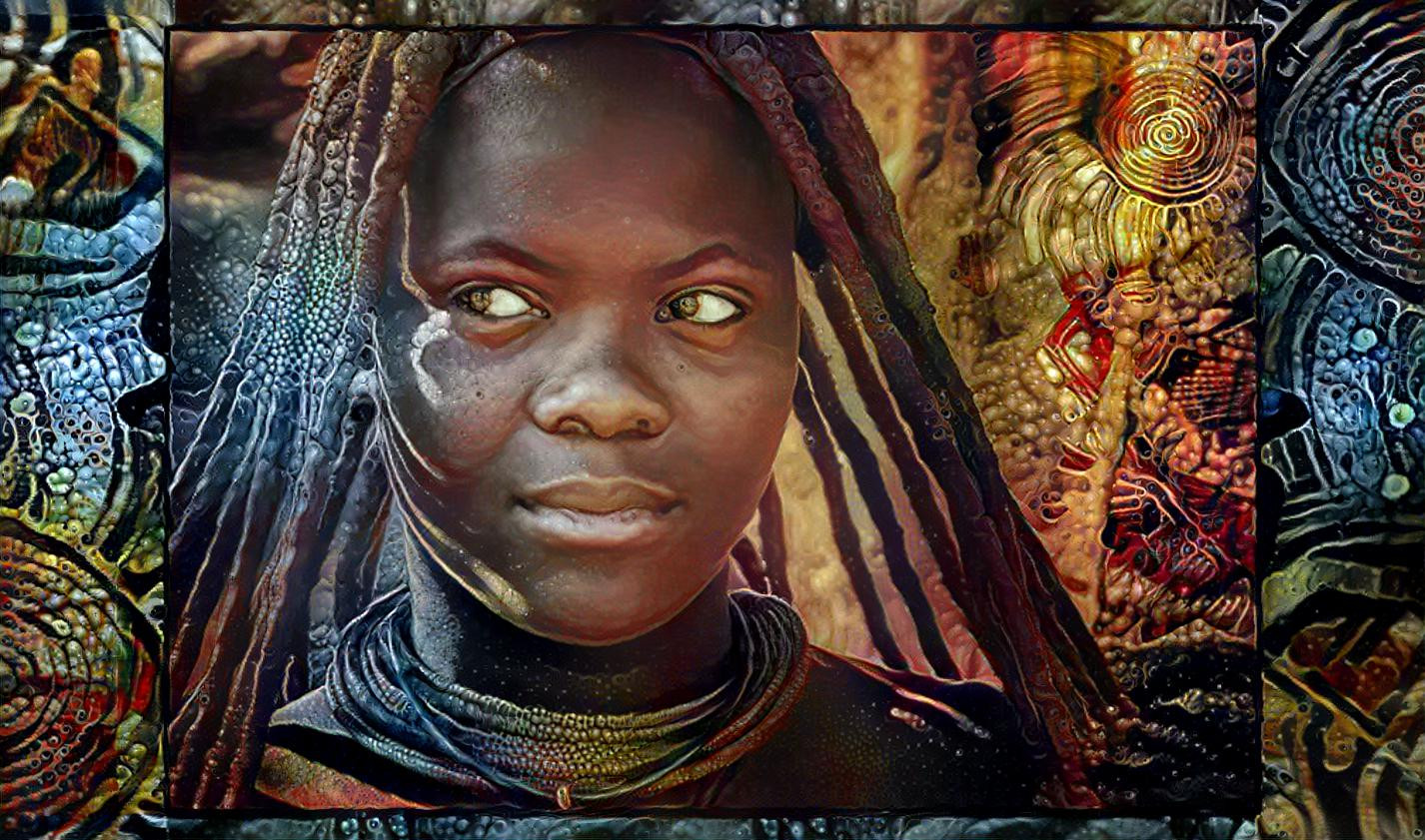 Young Himba girl of Namibia ...