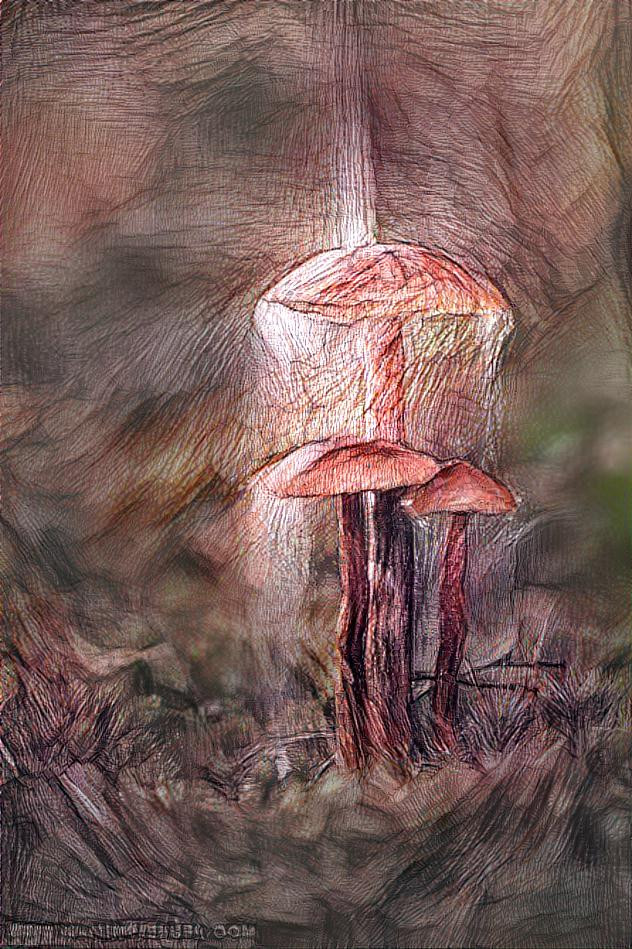 Mushroom Waterfall