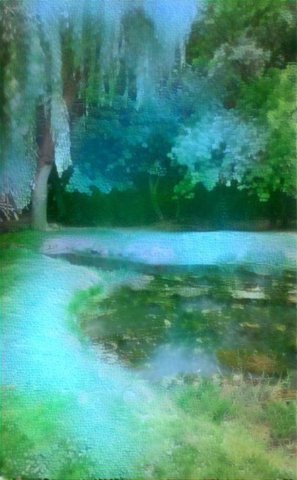 Pond in a forest