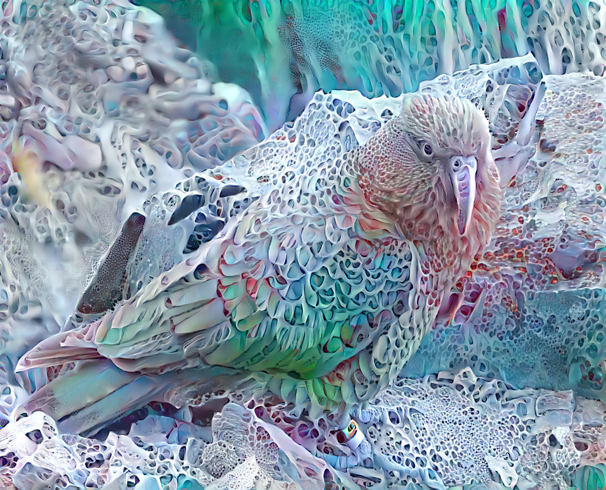 Rock dove, frosted