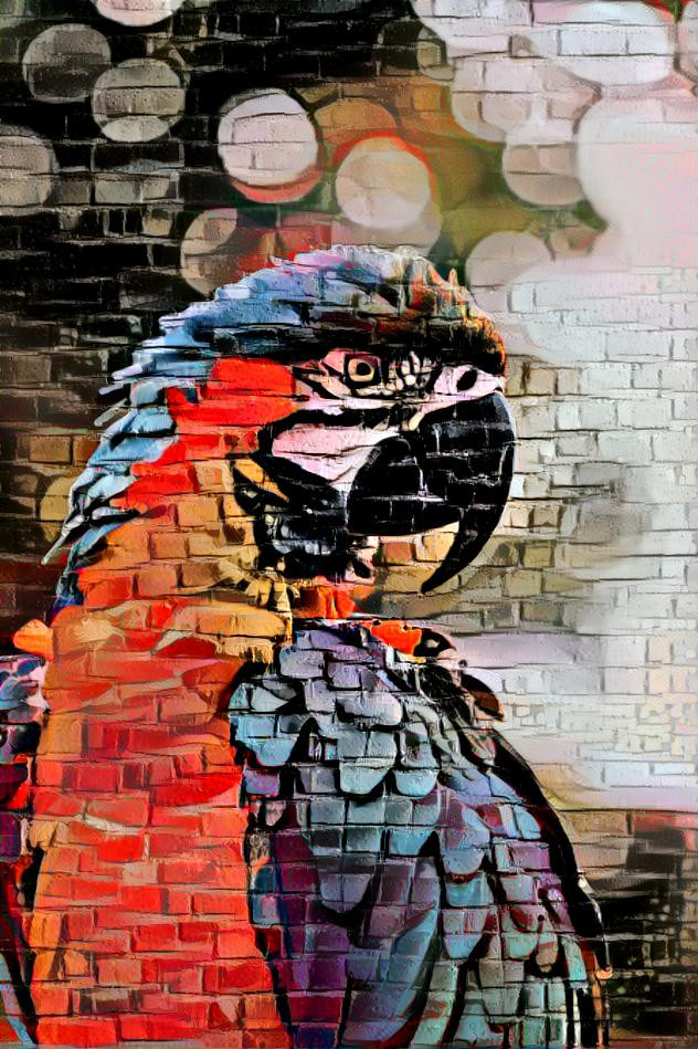 Graffiti Parrot