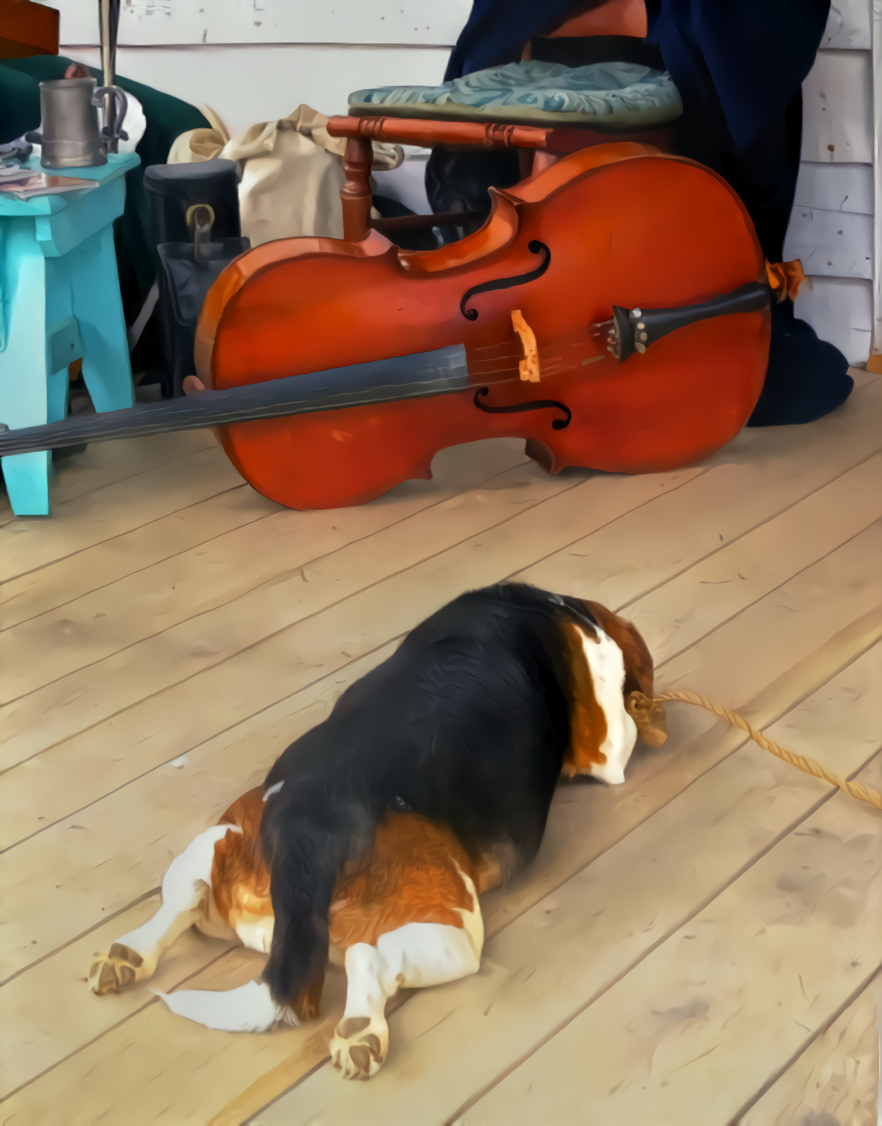 Dog Gone.... Cellist Gone.... Both are Missed...
