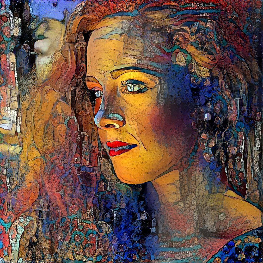 Colorful Portrait of a Woman [1.2MP]