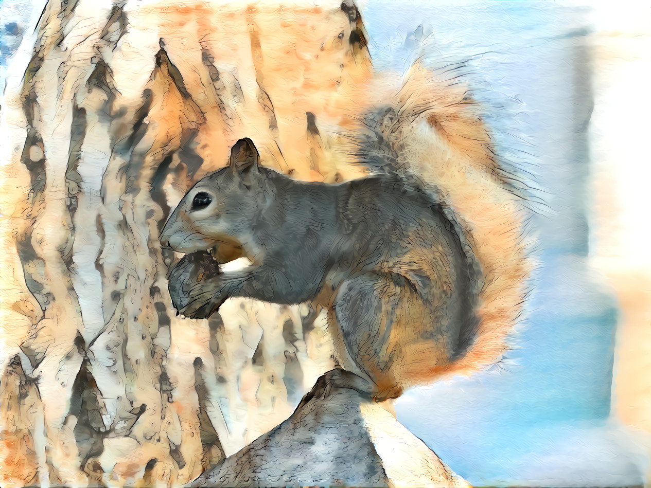 Gravestone squirrel