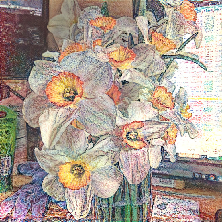 Desk daffodils