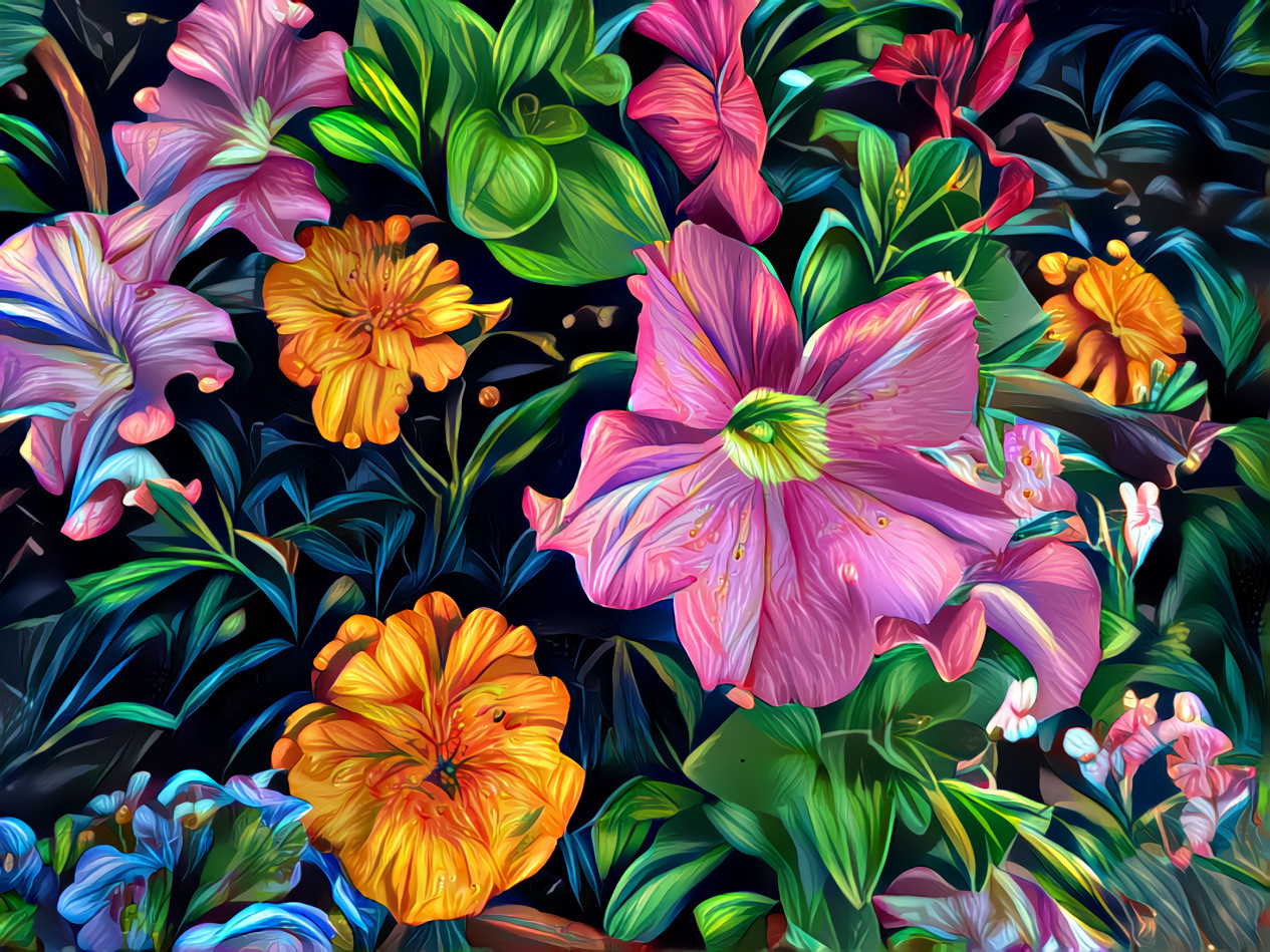 "Vivid Flowers" by Unreal from own photo.
