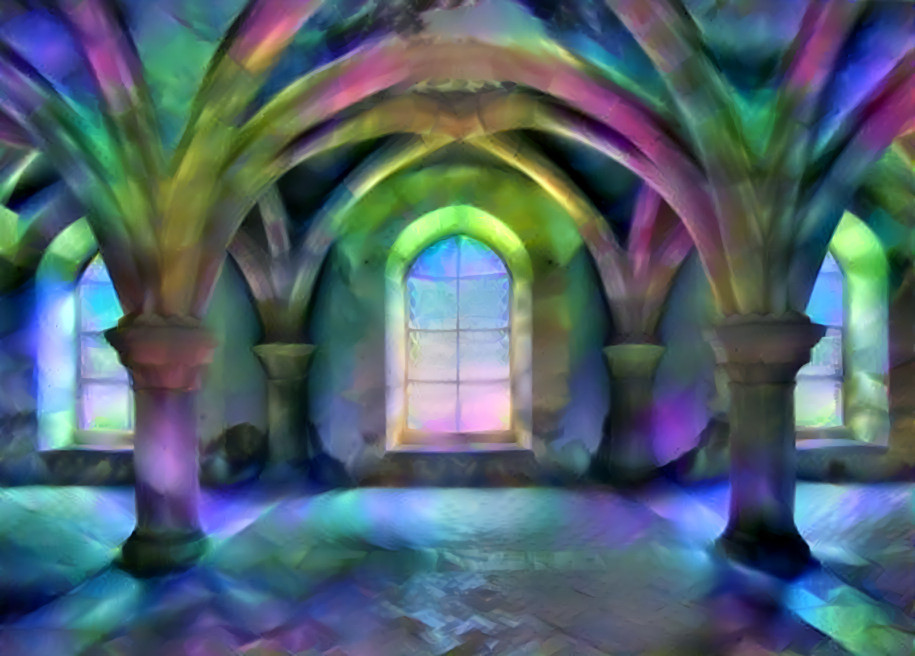 "Cloistered" - by Unreal from own photo.