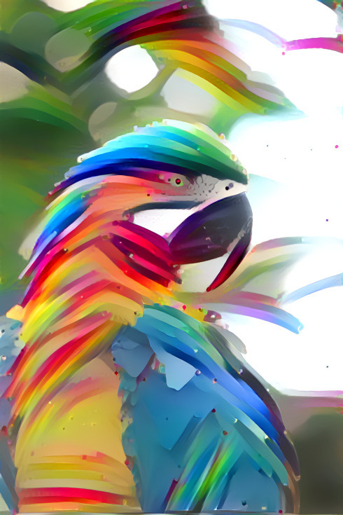 Sad attempt of a gay parrot
