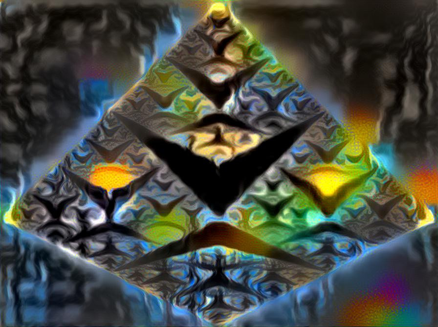 Glowing Pyramid