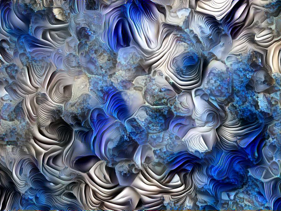 Blue Crystal Fractals