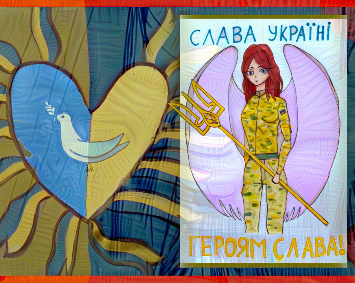Recent artwork by the children of Ukraine