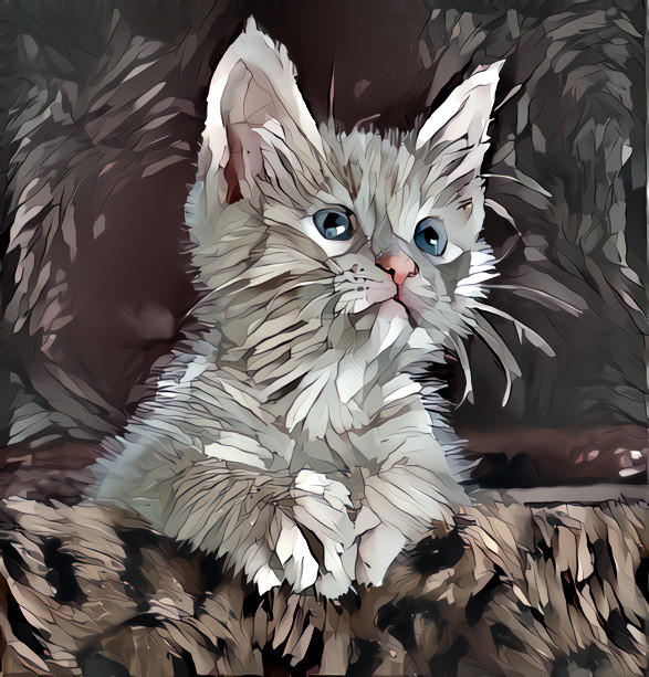Cute sad kitten (base Image by Ty Swartz from Pixabay )