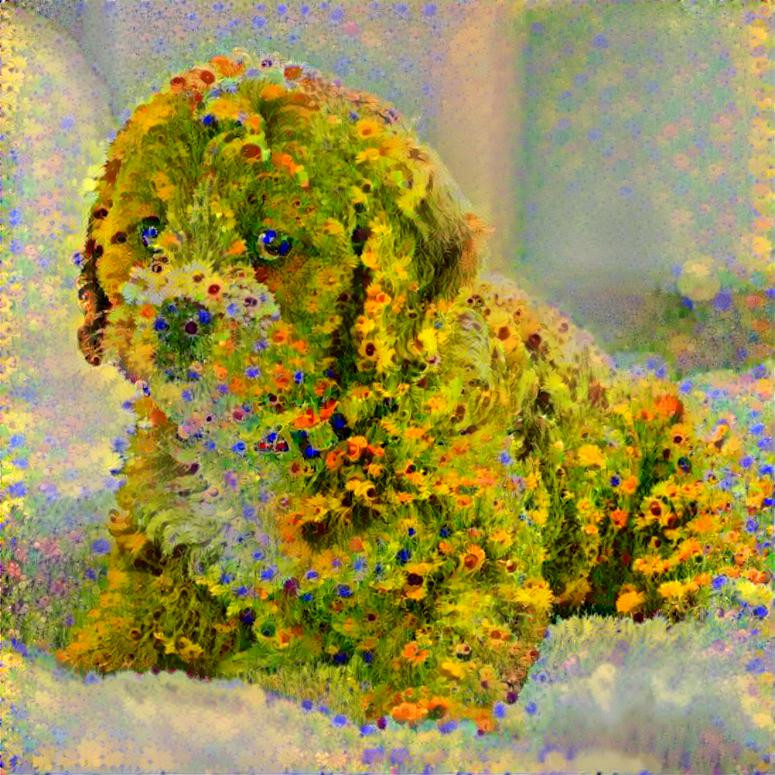 Flower dog