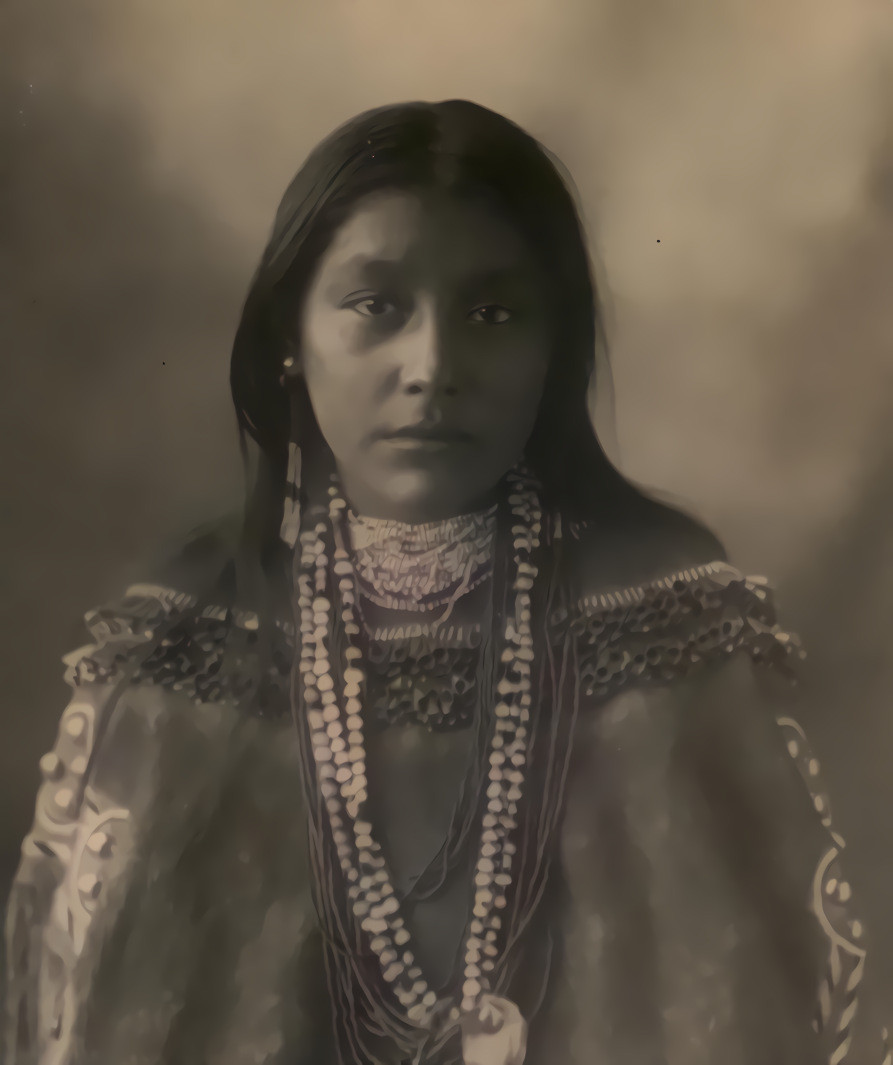 Hattie Tom, Chiricahua Apache, 1898. Boston Public Library on Unsplash.