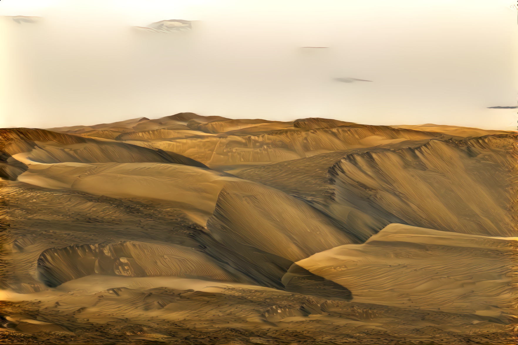 Dry Desert Sand