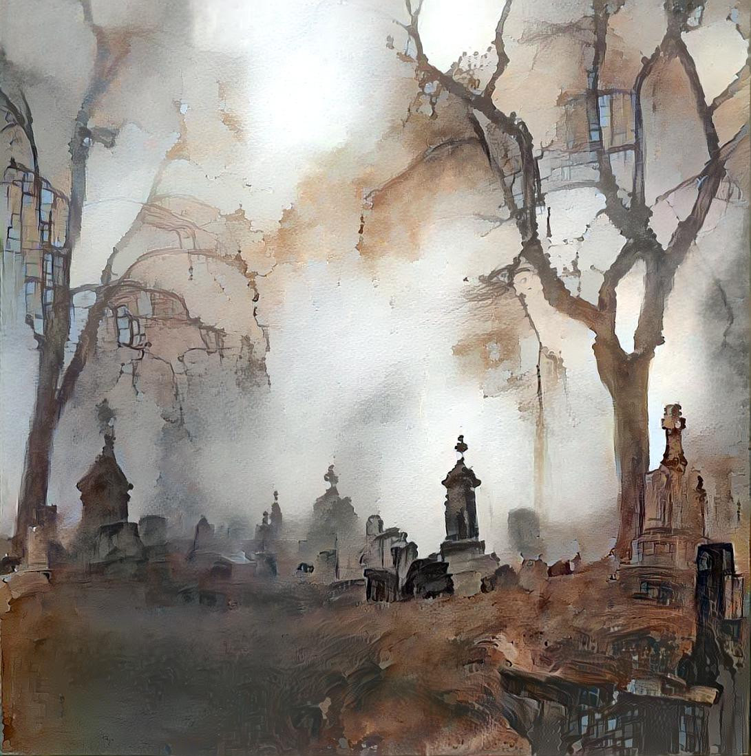 Foggy Graveyard