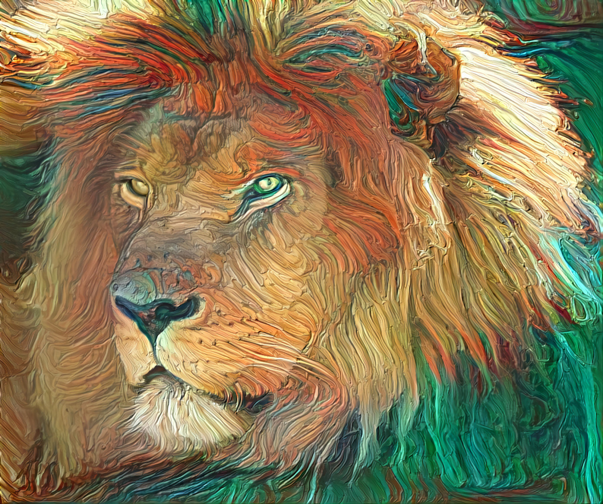 lion van gogh