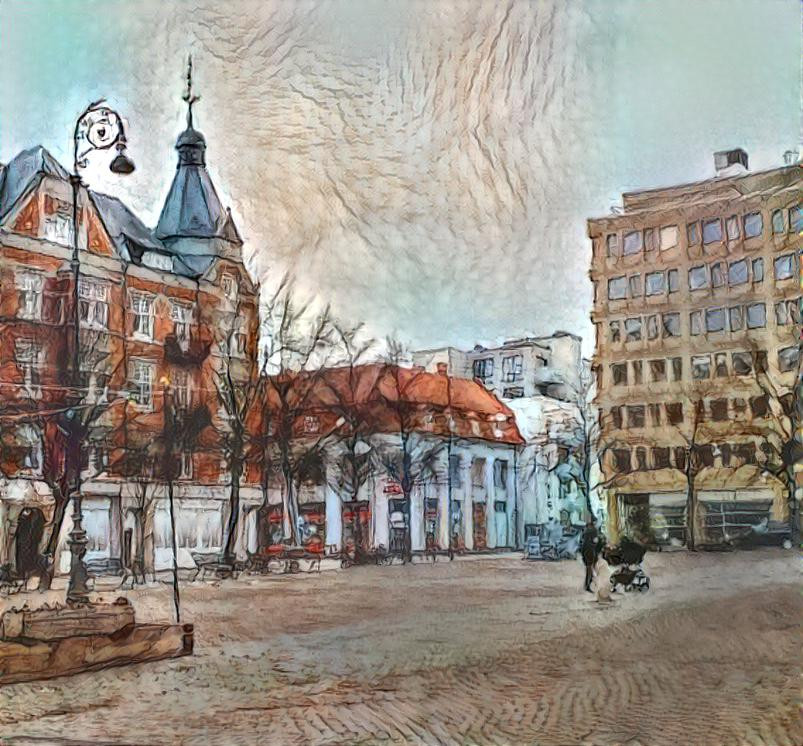 #drottningtorget #malmö (part of, cold day in dec.)