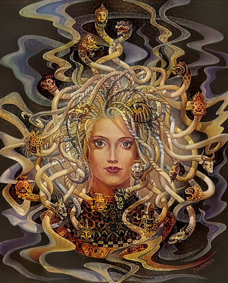 ''MeduZen'' _ source: ''Medusa II'' - artwork by Ilene Meyer _ (200403)