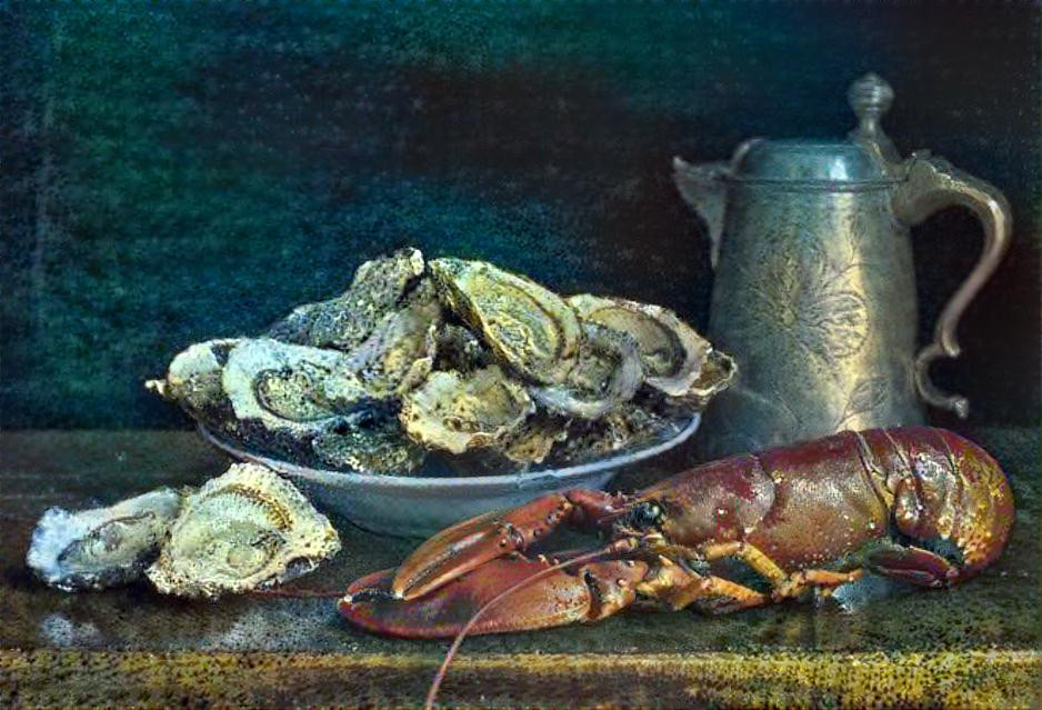 Oysters and lobster