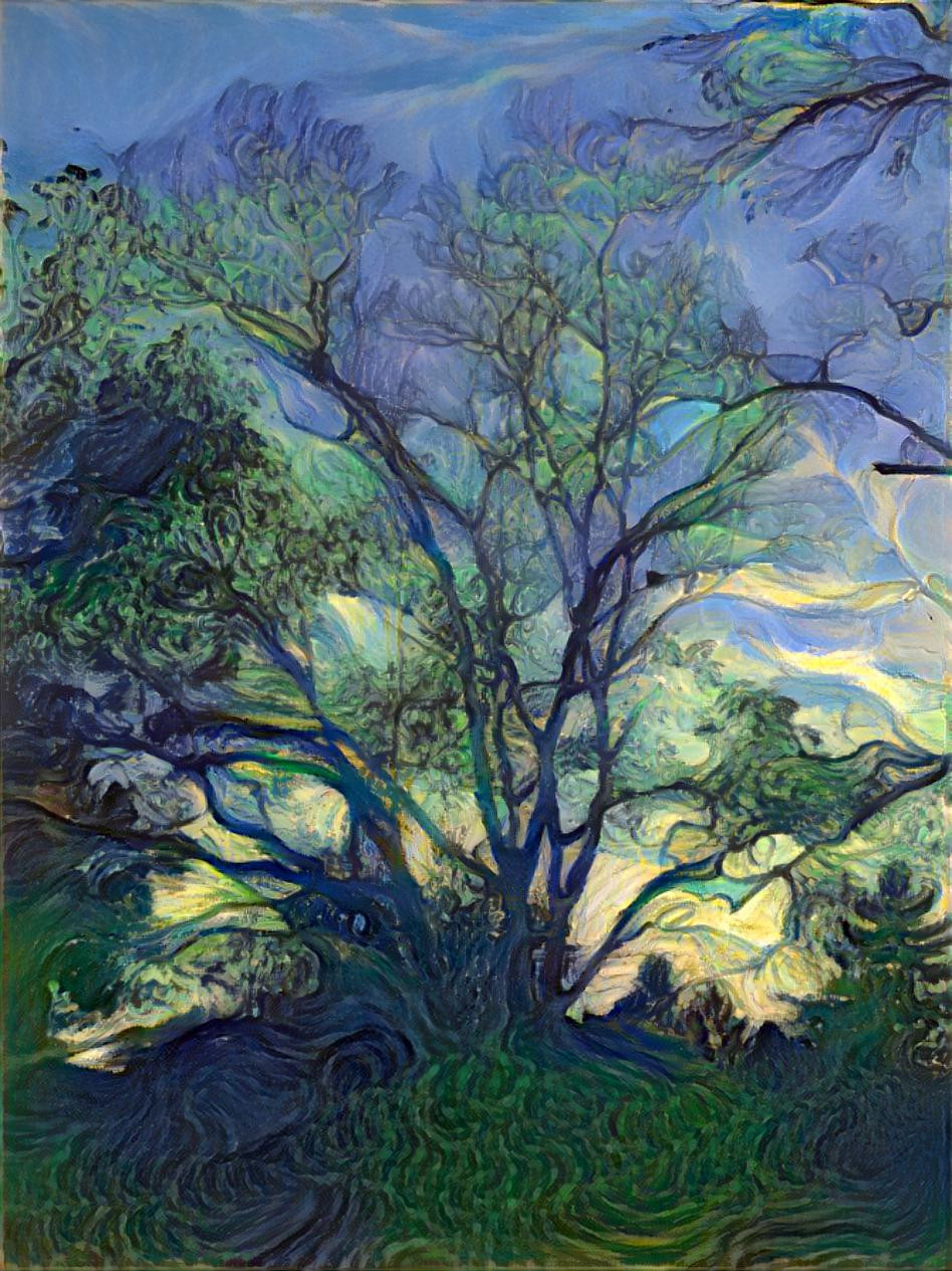 Tree, Van Gogh Style