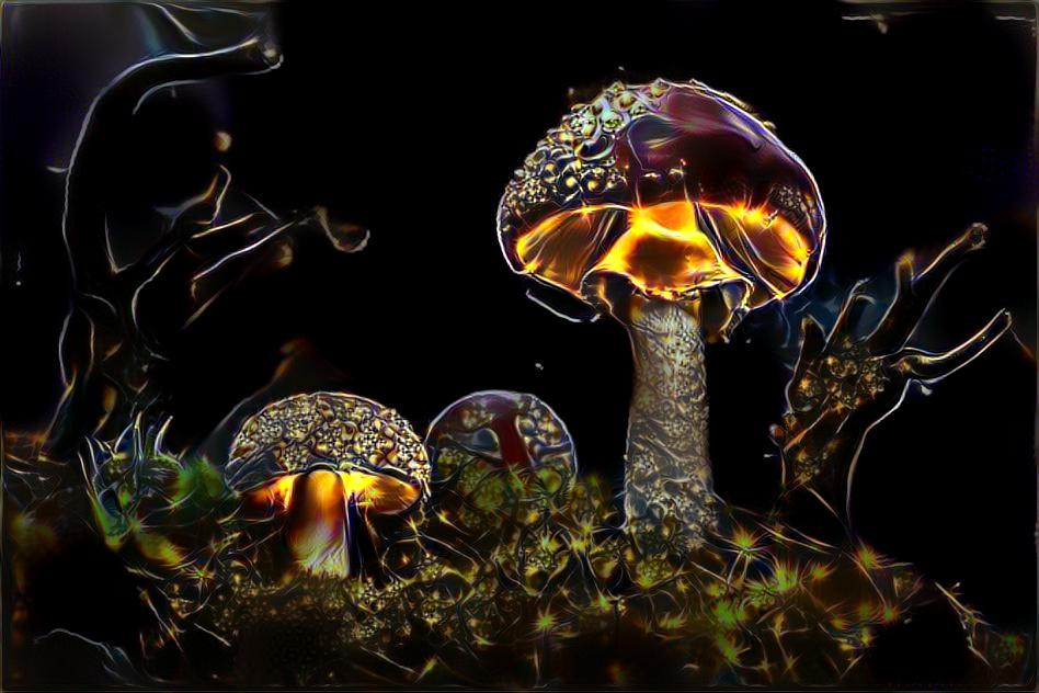 glow in the dark mushrooms