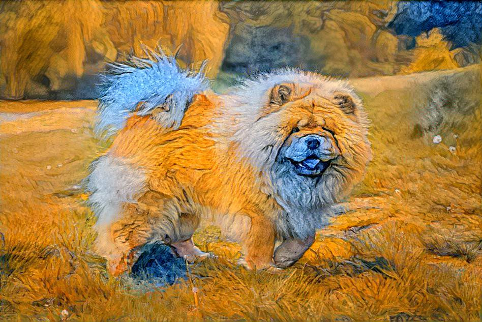 Van Gogh Dog #1