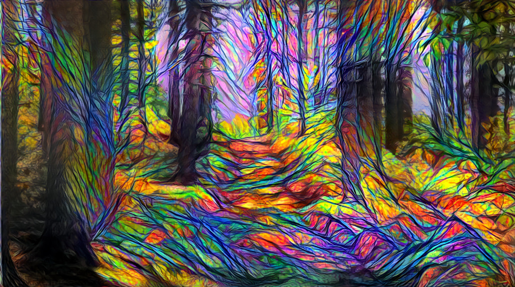 Trippy forest