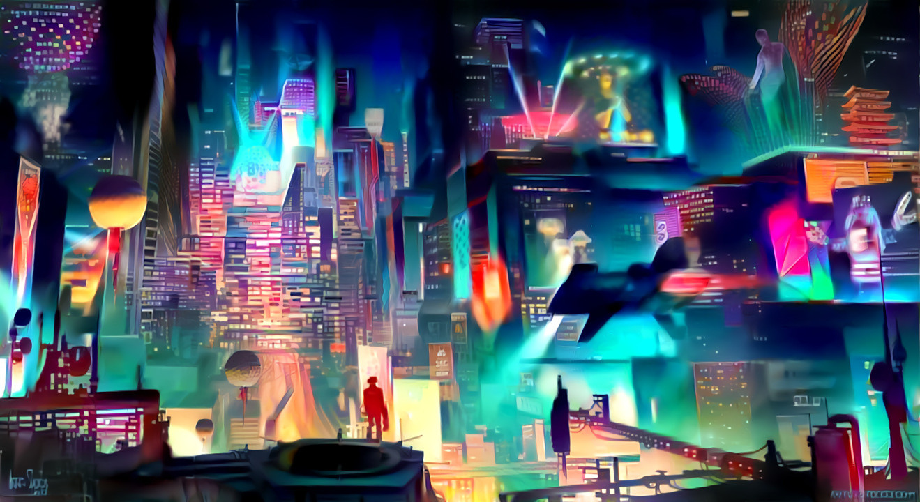 Based on Cyberpunk City by artursadlos