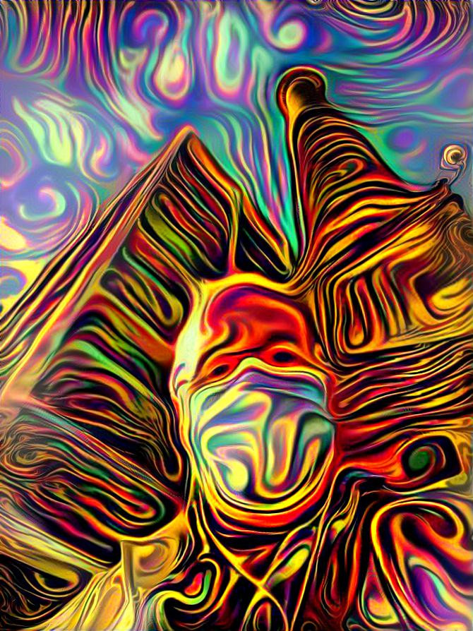 Psychedelic self portrait