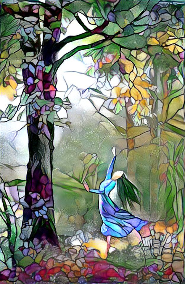 Stained Glass Luthien 2