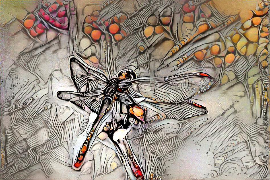 Dragonfly Etching