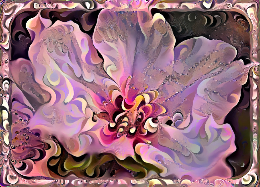 Fractal blossom ( photo and style by Rheascope ).