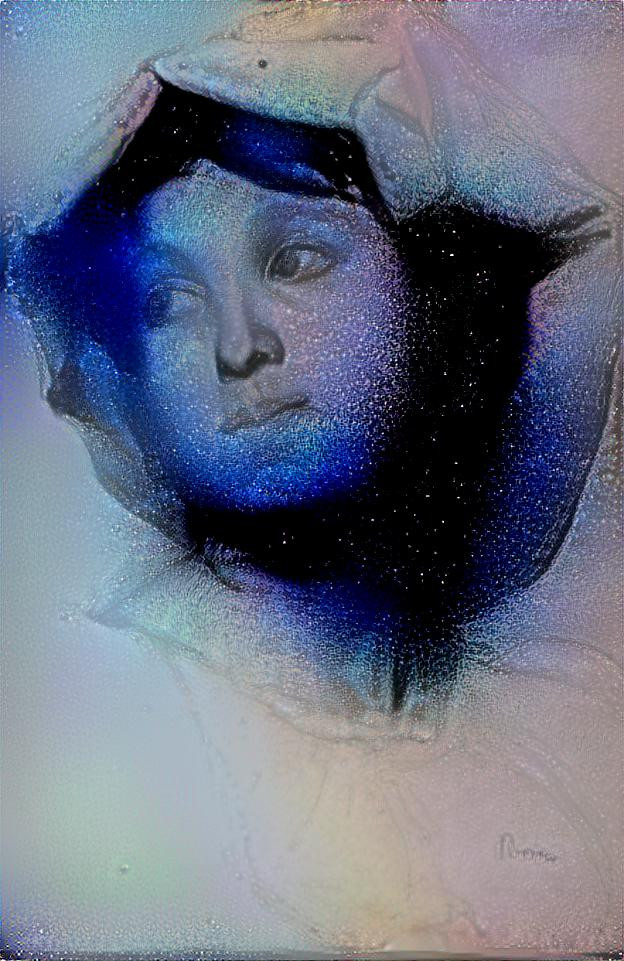 Edward Degas : Blue Lady