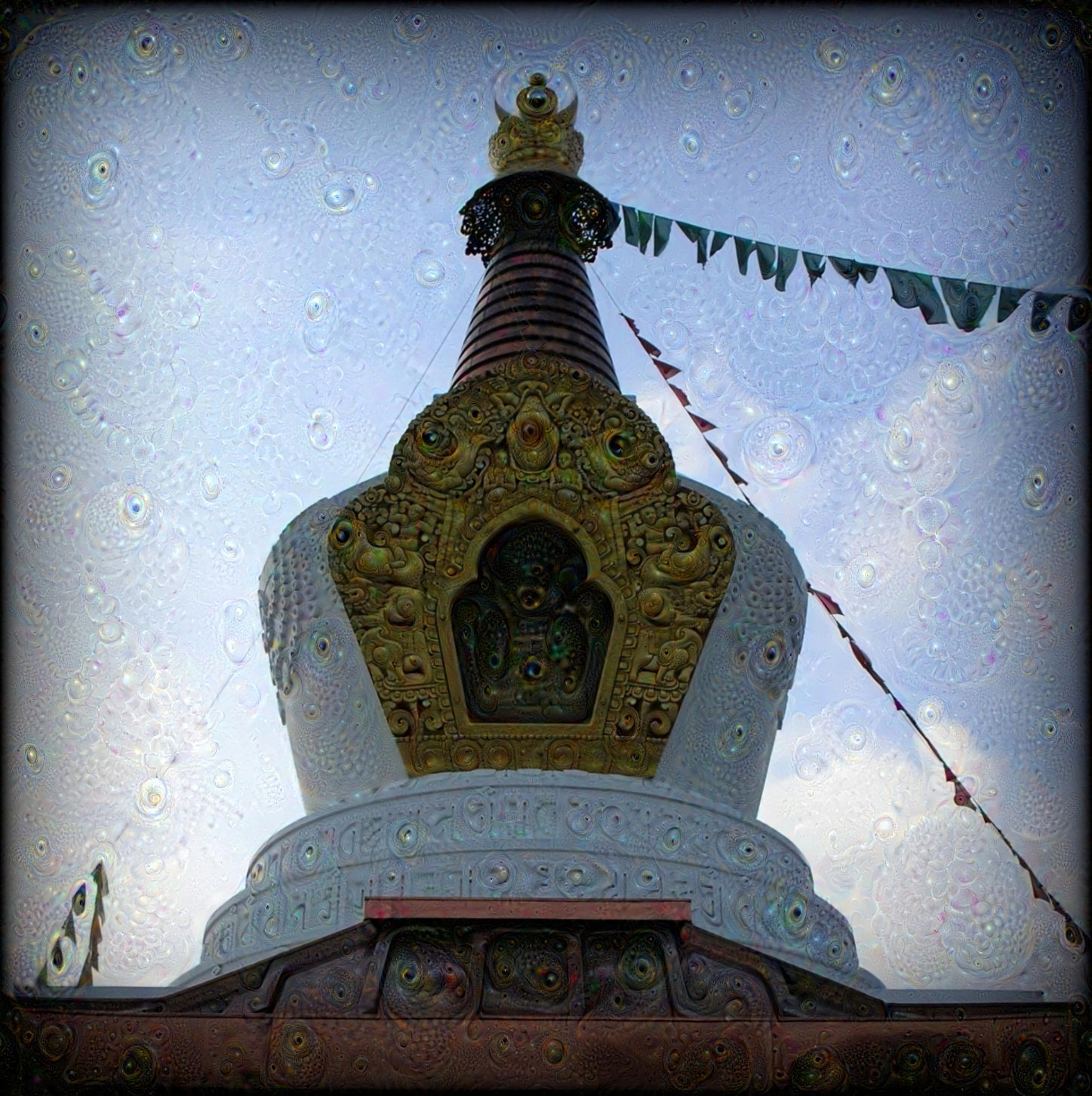 Stupa - Samye Ling Buddhist Monastery. Eskdalemuir