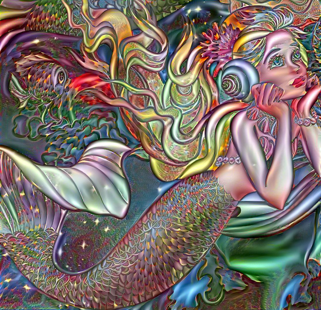 South Pacific mermaid