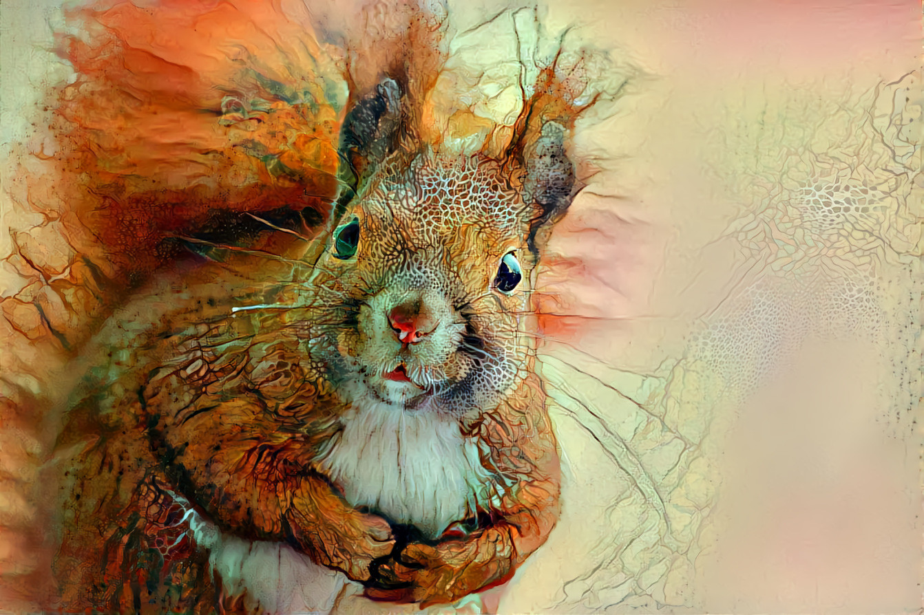 Inquisitive Red Squirrel