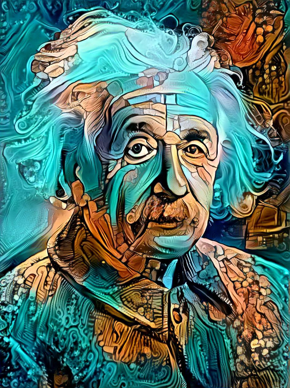 Golden Blue Einstein