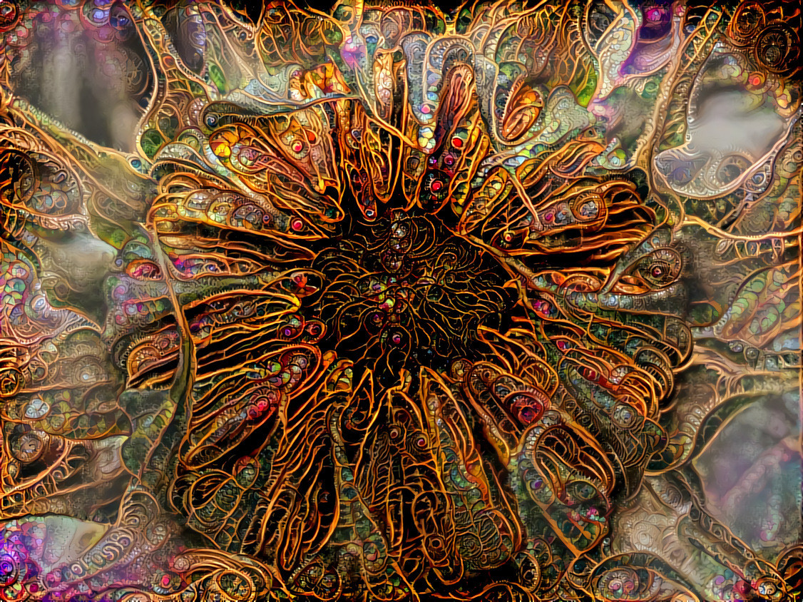 Redreaming Woven Sunflower Emerging