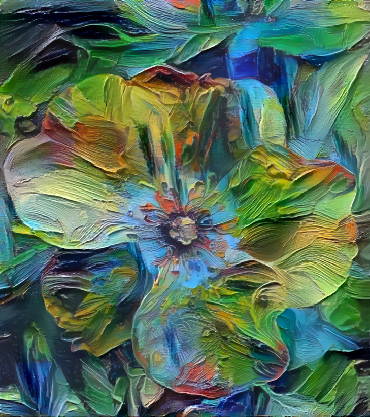 Oil Painted Flower