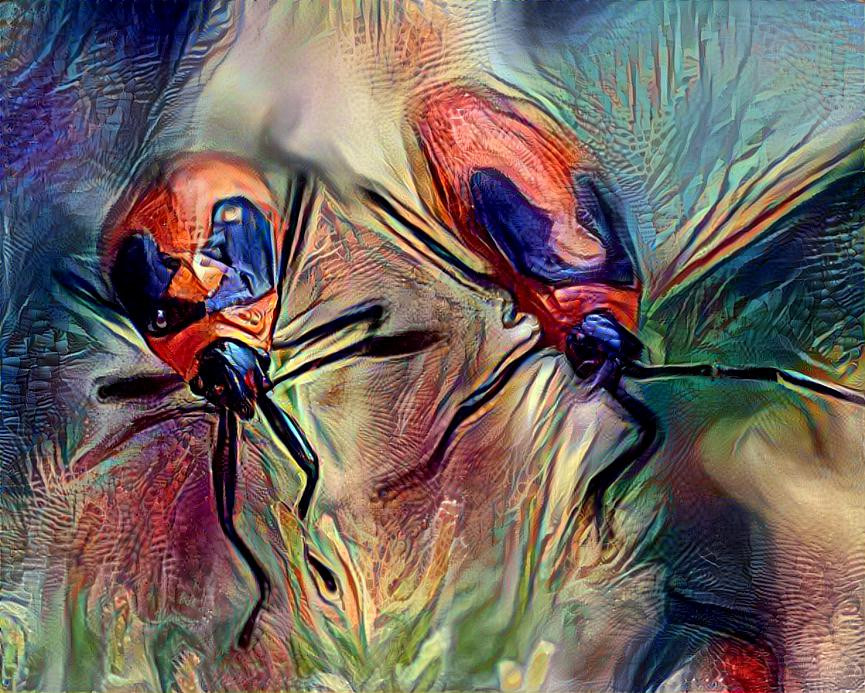 2 Milkweed Beetles
