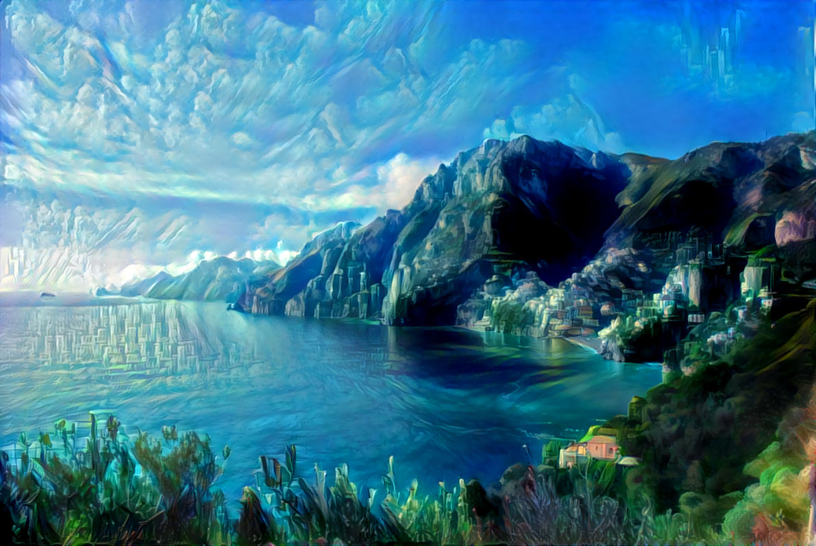 "Amalfi Coast" - by Unreal from own photo.