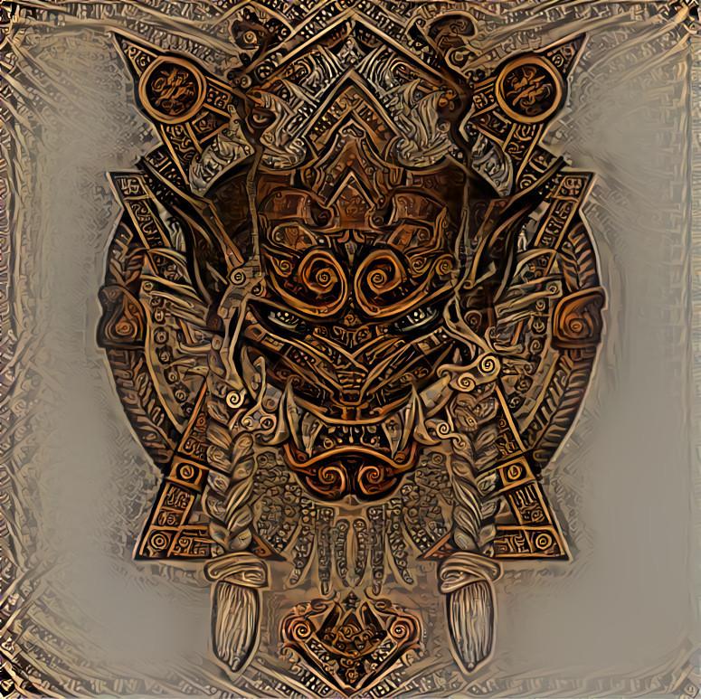Updated Aztec odogaron mask