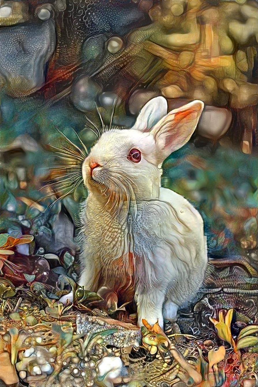 White Rabbit (Photo by Satyabrata sm on Unsplash)