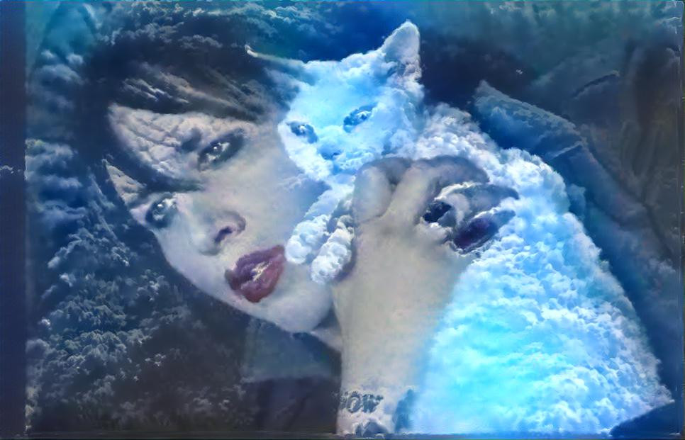 Photo of Marilyn Manson + clouds