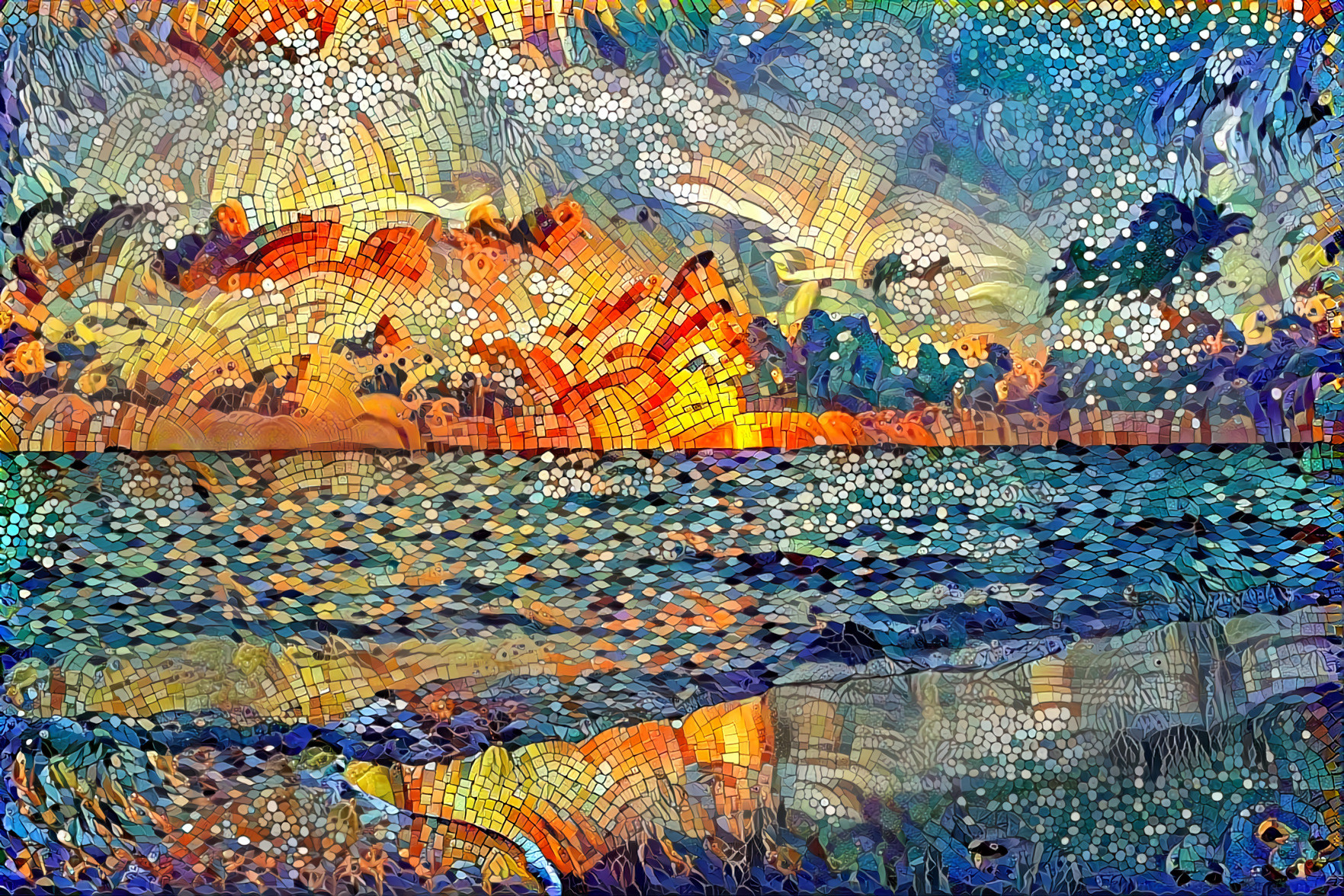 Mosaic Sunset