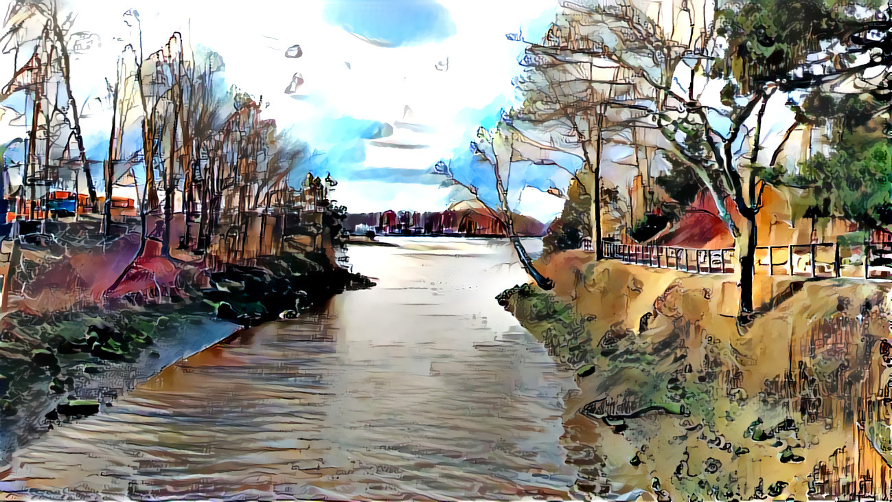 Saugatuck River View from the bridge
