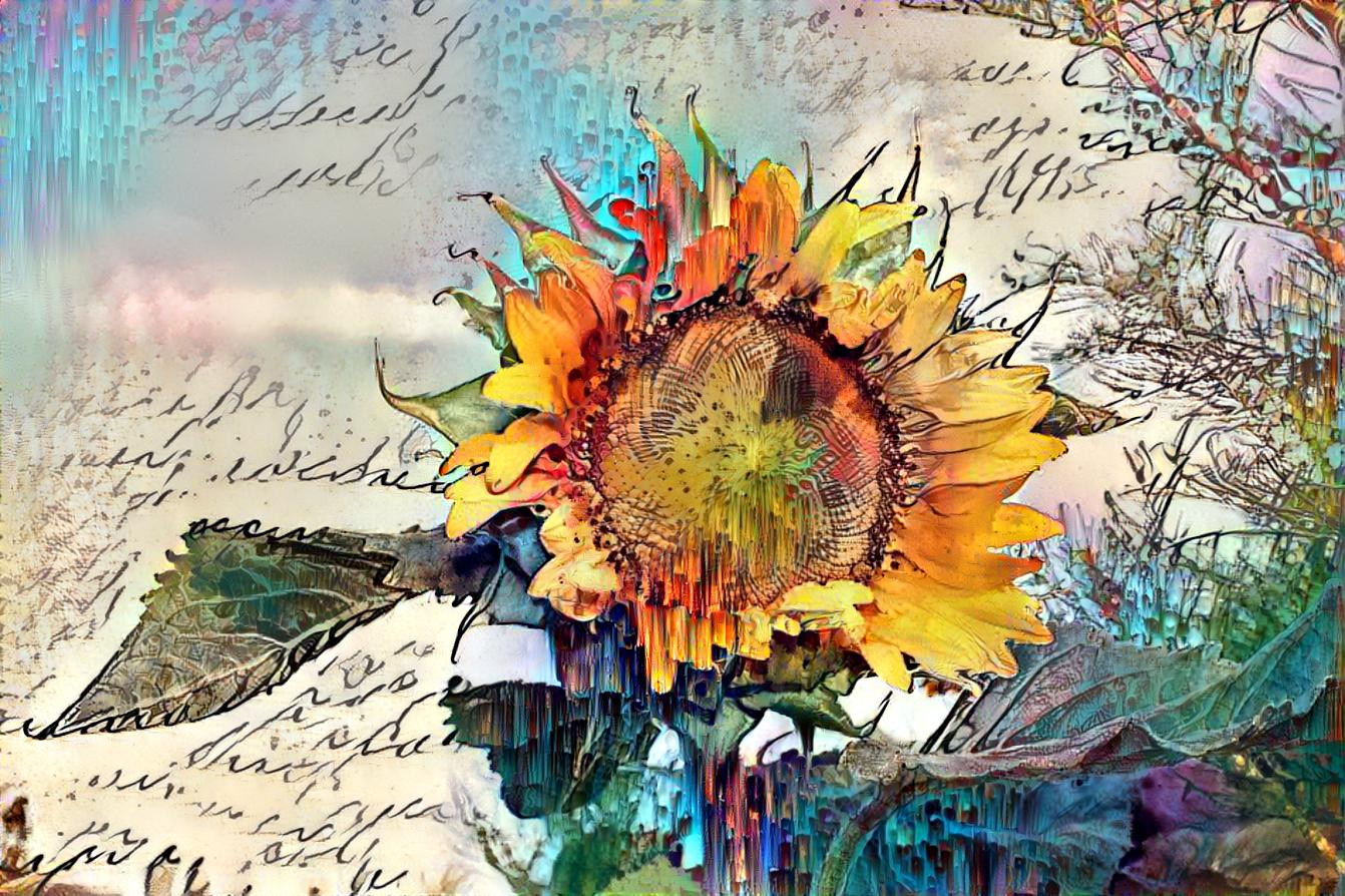 The Writing on the Sunflower