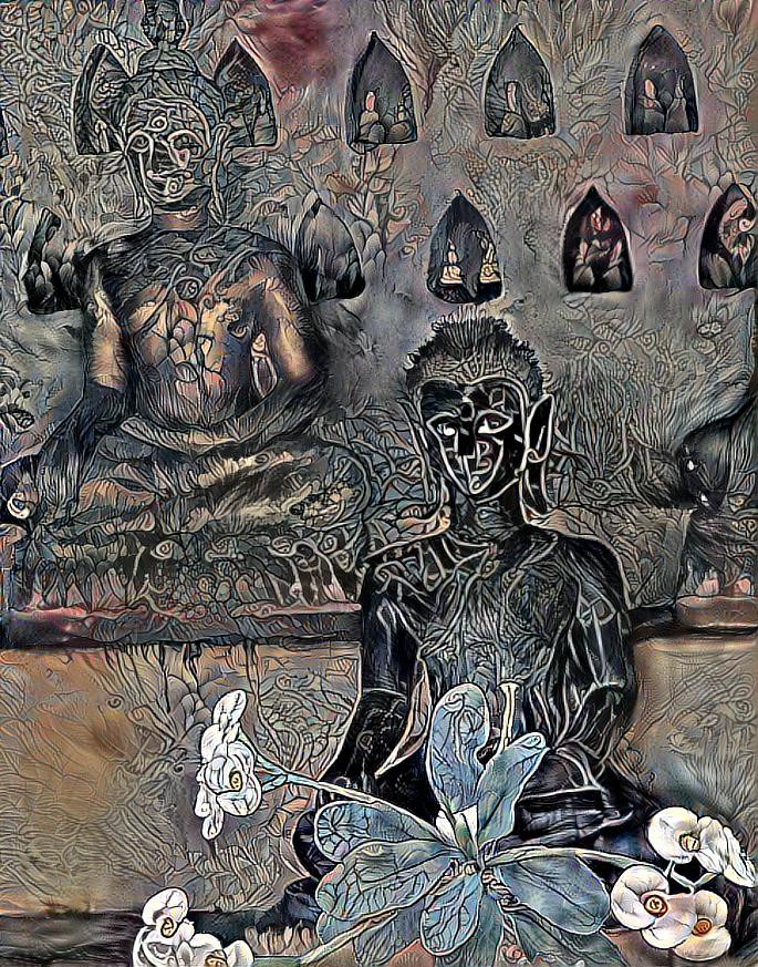 The black buddha